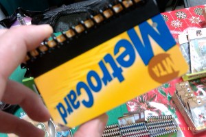 Metro Card Address Book Cover