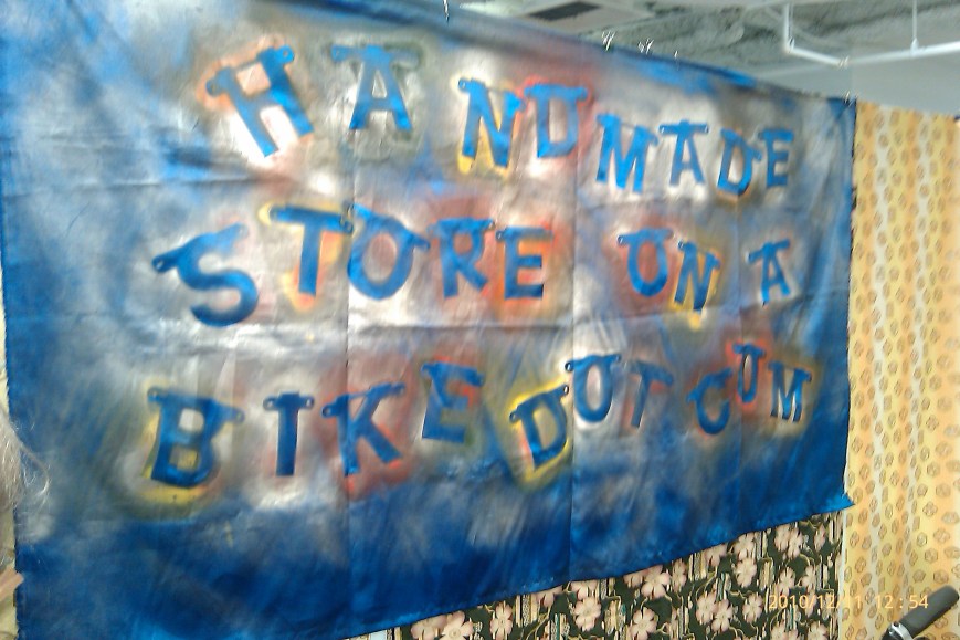 Handmade Store On A Bike