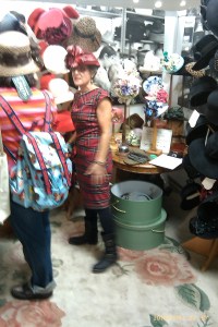 Hipster hat seller
