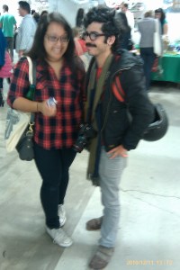 Hipster couple