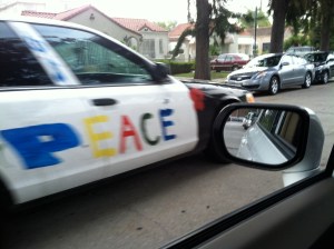 A Peace car, not a pa-lease car.